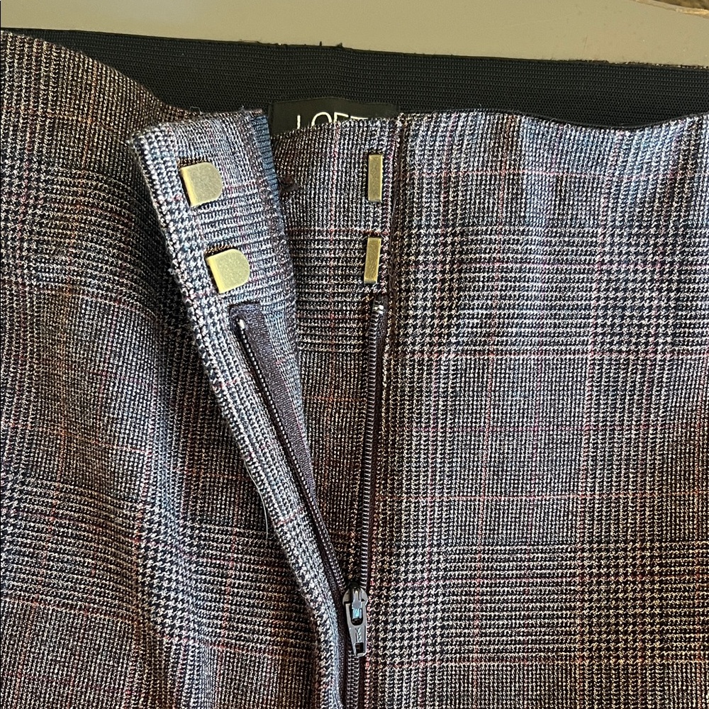 LOFT 31" 12T Plaid Pants - Picture 6 of 6